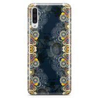 Samsung Galaxy A50 Kılıf Ayçiçkli Motifler Arka Kapak Koruma Desenli Full Koruyucu