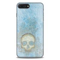 Lopard Apple Iphone 7 Plus Uyumlu Kılıf Tattoo's (18) Telefon Kılıfları Mavi