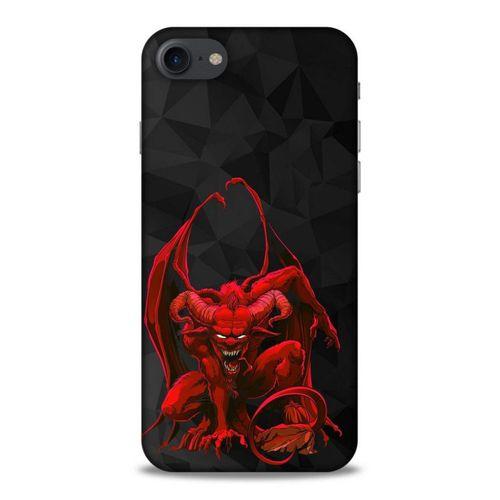 Lopard Apple Iphone 7 Uyumlu Kılıf Tattoo's (17) Tasarım Kılıf Red Dragon