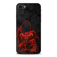 Lopard Apple Iphone 7 Uyumlu Kılıf Tattoo's (17) Tasarım Kılıf Red Dragon