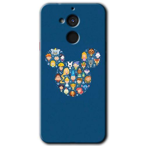 Potkal Hediye Fabrikası General Mobile GM 8 HD Baskılı Kılıf + 9D Tam Ekran Koruyucu - Mickey