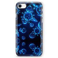 Apple iPhone SE 2020 Kılıf Viral Enfeksiyon Arka Kapak Koruma Desenli Full Koruyucu