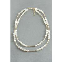 Oval İnci İkili Kolye