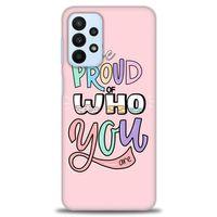 Samsung Galaxy A23 4G Kılıf HD Baskılı Kılıf - Who You + Tam Ekran Koruyucu