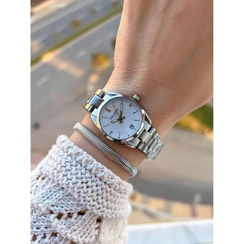 Tom Jones Çelik Kordon Kararma Renk Atma Yapmaz 3 Atm Suya Dayanıklı Kadın Kol Saati BTJ.YN10059.1