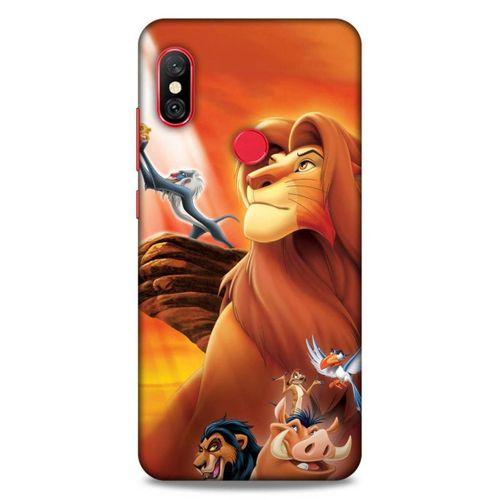 Lopard Xiaomi Redmi Note 6 Pro Uyumlu Kılıf IMDB Film (41) Tank Kılıf Aslan Kral