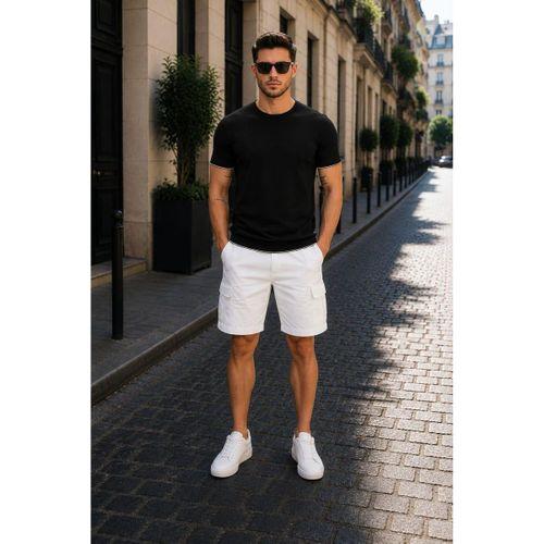 ALEXANDERGARDI Bisiklet Yaka Kolları Şeritli Triko T-shirt (1243)