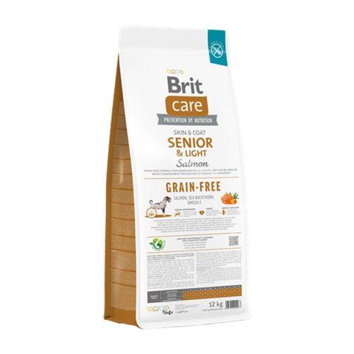 Brit Care Kilo Kontrolü Ve Deri - Tüy Hassasiyeti Olan Yaşlı Köpekler İçin, Tahılsız, Somonlu Kuru Mama 12 kg