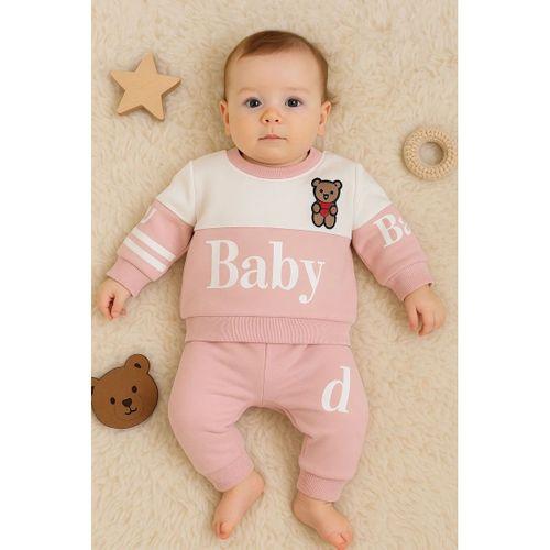 Baby Desenli 2'li % 100 Pamuk Kız Bebek Takımı