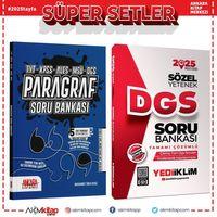 Yediiklim 2025 DGS Sözel Yetenek ve AKM Paragraf Soru Bankası Seti 2 Kitap