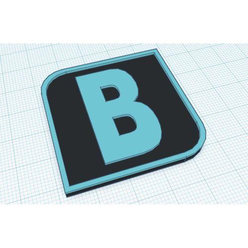 ‘B’ Kamera Kimliği Etiketi - 5140821