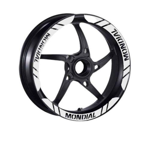 MONDİAL Mondial Uyumlu Beyaz 1 Set Jant Şeridi