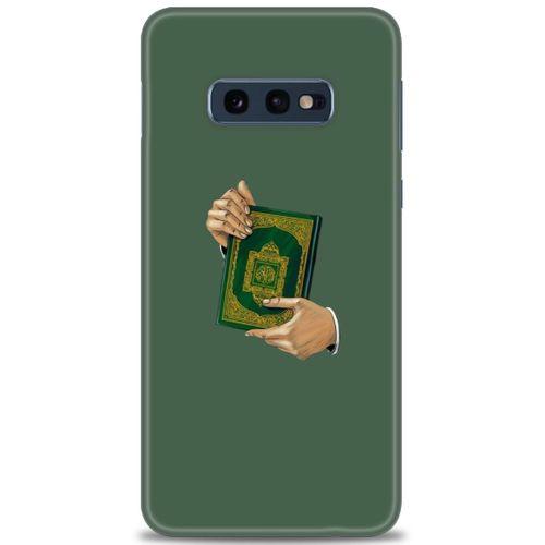 Samsung Galaxy S10E Kılıf HD Baskılı Kılıf - Warning + Tam Ekran Koruyucu