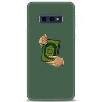 Samsung Galaxy S10E Kılıf HD Baskılı Kılıf - Warning + Tam Ekran Koruyucu