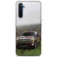 Lopard Oppo Realme 6 Uyumlu Kılıf PickUpX (35) Fit Design Kılıf Bordo
