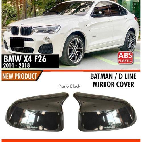 Bmw X4 Uyumlu F26 2014-2018 Batman Ayna Kapağı Parlak Siyah Parça