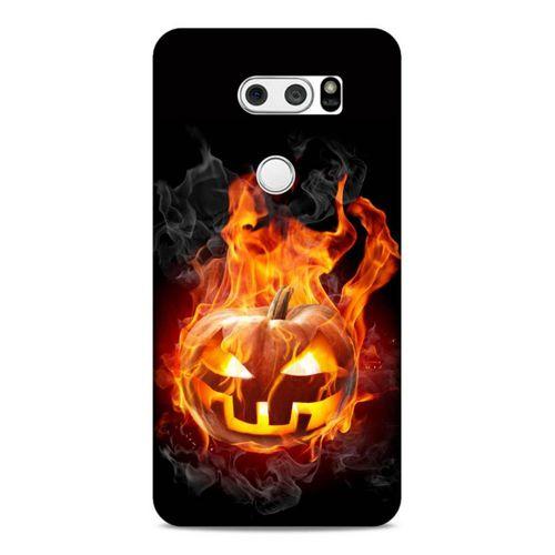 Lopard LG K40S Uyumlu Kılıf FireX (21) Koruyucu Kapak Halloween