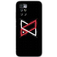 MRCİLETİSİM Xiaomi Redmi Note 11 4G Kılıf HD Desen Baskılı Arka Kapak+Temperli Cam - Kilit