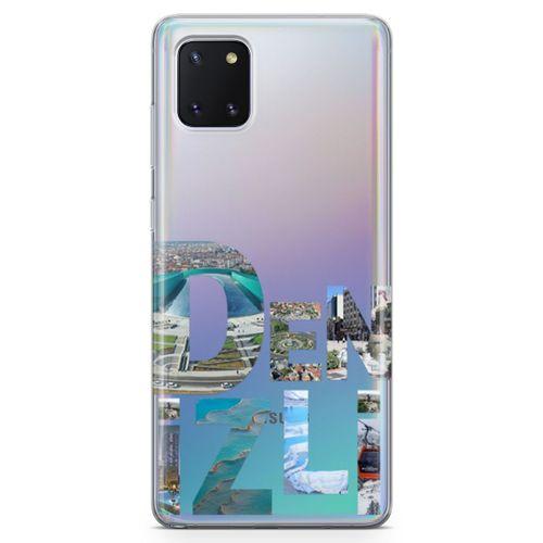 Samsung Galaxy A81 Kılıf Denizli Gezi Arka Kapak Koruma Desenli Full Koruyucu
