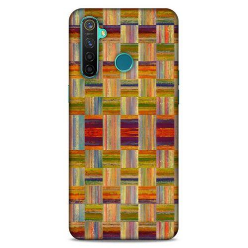 Lopard Oppo Realme 5 Pro Uyumlu Kılıf Wood'X (49) Ultra Silikon Kılıf Baskılı