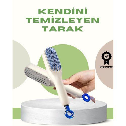 Anti-statik Saç Tarağı – Kolay Temizlenebilir, Silikon Masaj Uçlu, Kompakt Boyut