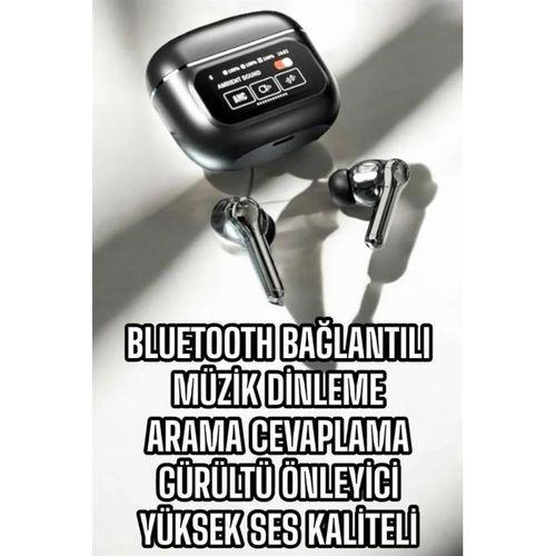 Bluetooth Kulaklık Kablosuz Ekranlı Anc/enc Destekli Dokunmatik