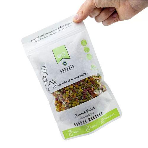 OG Natural OG Natural Organik Karışık Sebzeli Tam Buğday Boncuk Makarna 200 Gr