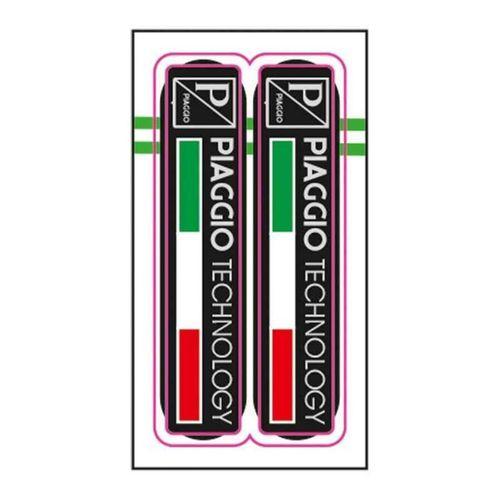 SEVGENT Pıaggıo Dörtgen Sıyah Damla Stıcker