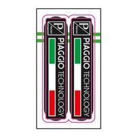 SEVGENT Pıaggıo Dörtgen Sıyah Damla Stıcker