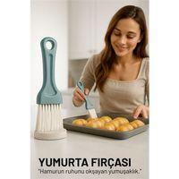 Yumurta Fırçası 14 CM Mutfak Yağlama Sos Sürme Fırçası Pasta Hamur Fırçası