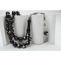 Oltu Sıkması Tuğra İşlemeli Tespih