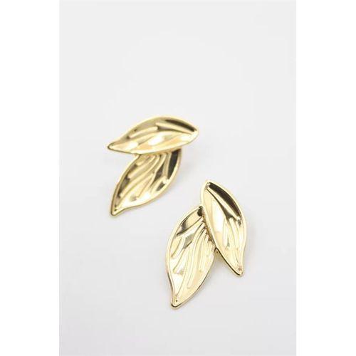 Yaprak Küpe - Altın