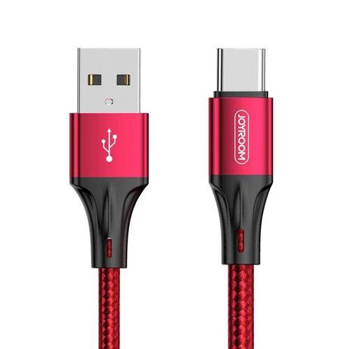 Joyroom S-1030t USB to Type-C Metal Kopmaz Hızlı Şarj Kablosu 3A