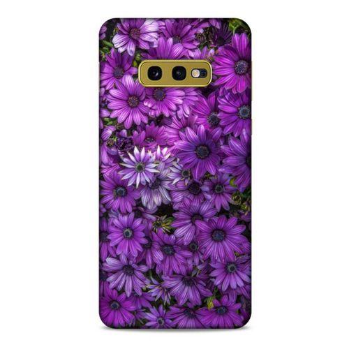 Samsung Galaxy S10e Uyumlu Kılıf Mor Delisi (39) Liquid Crystal Kılıf Çiçekler