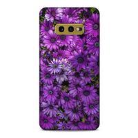 Samsung Galaxy S10e Uyumlu Kılıf Mor Delisi (39) Liquid Crystal Kılıf Çiçekler