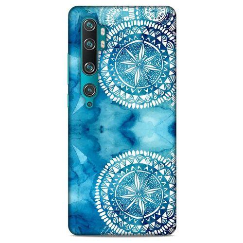 Xiaomi Mi Cc9 Pro Uyumlu Kılıf Mavi Delisi (45) Liquid Air Kılıf Suluboya Motif
