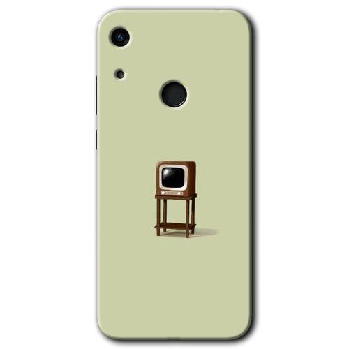 Potkal Hediye Fabrikası Huawei Y6s 2019 HD Baskılı Kılıf + 9D Tam Ekran Koruyucu - Retro-TV