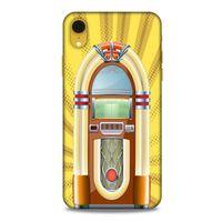 Retro (45) Desen Liquid Air Kılıf Renkli Apple iPhone XR Kılıf