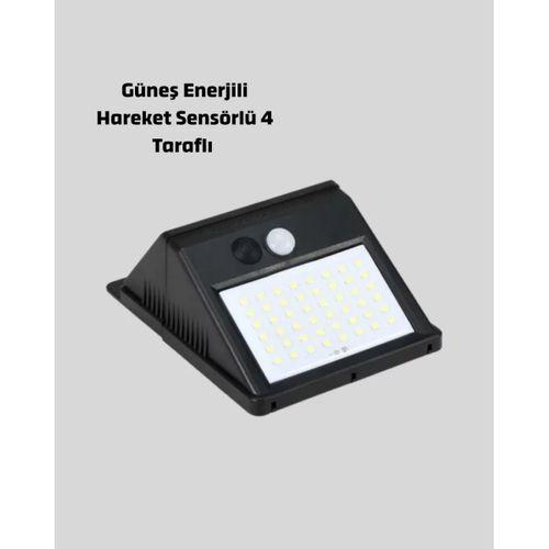 Güneş Enerjili Sensörlü Dış Mekan Duvar Lambası – 3 Modlu, 2200mah Pil, 120° Algılama