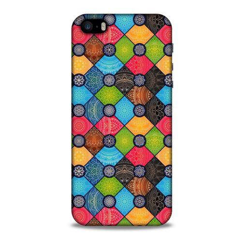 Ethnic Culture (22) Apple Iphone 5S Kılıf Silikon Kapak Desenli