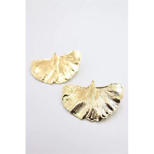 Yaprak Küpe - Altın