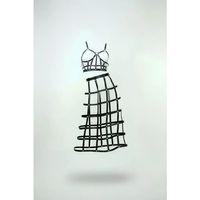 Siyah Etek Suni Deri Etek Kafes Detaylı Etek Midi Boy Deri Etek - Brf1013