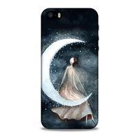 Y.Liva-2020 (Ay Peri) Apple Iphone 5S Kılıf Silikon Kapak Desenli