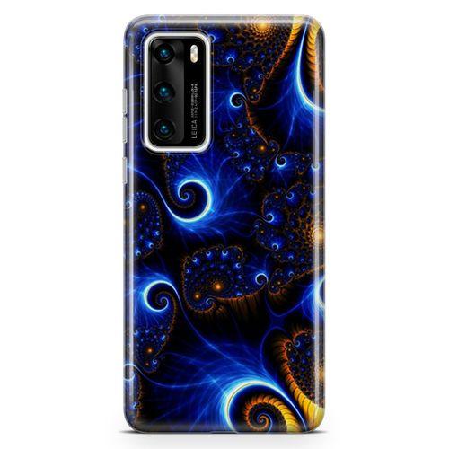 Huawei P40 Kılıf Çizgili Zerafet Arka Kapak Koruma Desenli Full Koruyucu