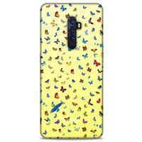 Oppo Reno 2 Kılıf Kelebek Etkisi (14) Lansman Kılıf Kırmızı Krem