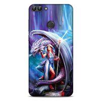 Huawei Psmart Kılıf Dragons (31) TPU Kılıf Ejderha ve Sahibe