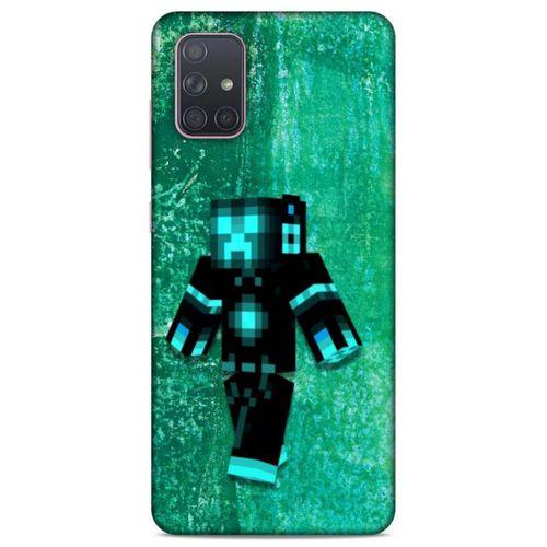 Lopard Samsung Galaxy A71 Uyumlu Kılıf PiXel (45) Liquid Air Kılıf Tron