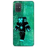 Lopard Samsung Galaxy A71 Uyumlu Kılıf PiXel (45) Liquid Air Kılıf Tron