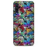 Graffitix (24) Desenli Silikon Kapak Xiaomi Mi A3 Kılıf