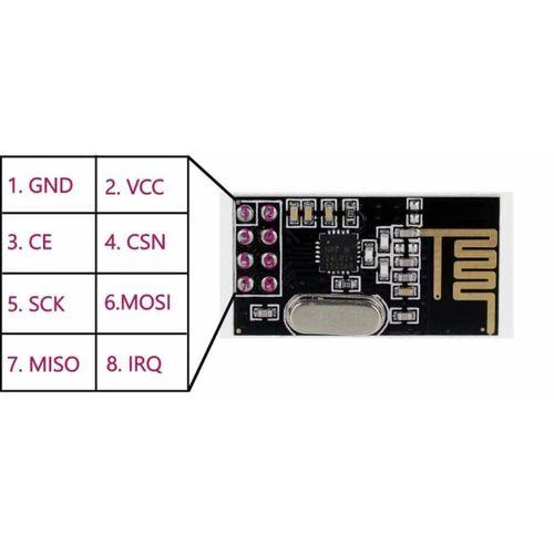 Wireless NRF24L01 2.4 GHz Transceiver Modül - 2.4 GHz Alıcı Verici Modül